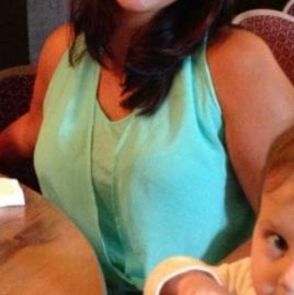 Teal sleeveless top - Picture 5 of 5